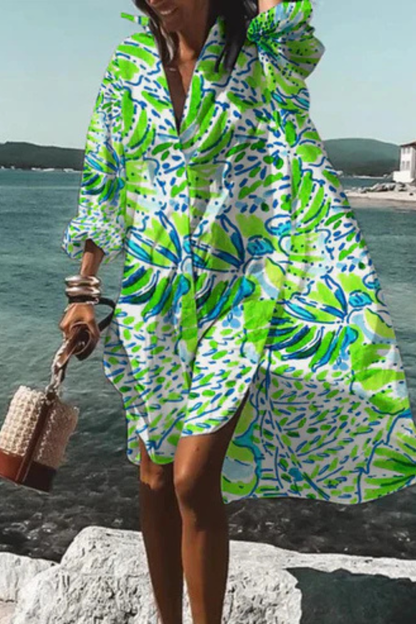 Lunaria™ | Luftiges Blumenkleid mit fließender Silhouette