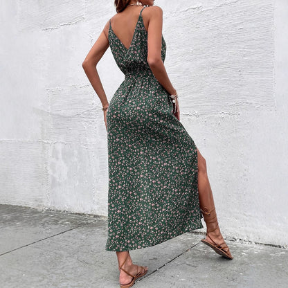 Sommerkleid mit Blumenmuster von Andrea Serena im Boho-Stil