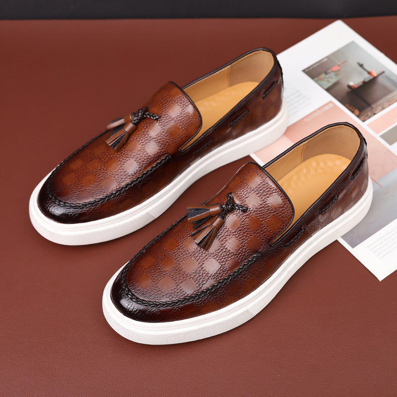 Versatile Andrea Serena Men's Tassel Slip-On Loafers