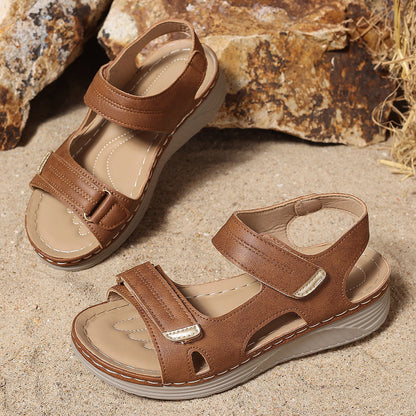 Komfort-Keilsandalen von Andrea Serena in Übergrößen