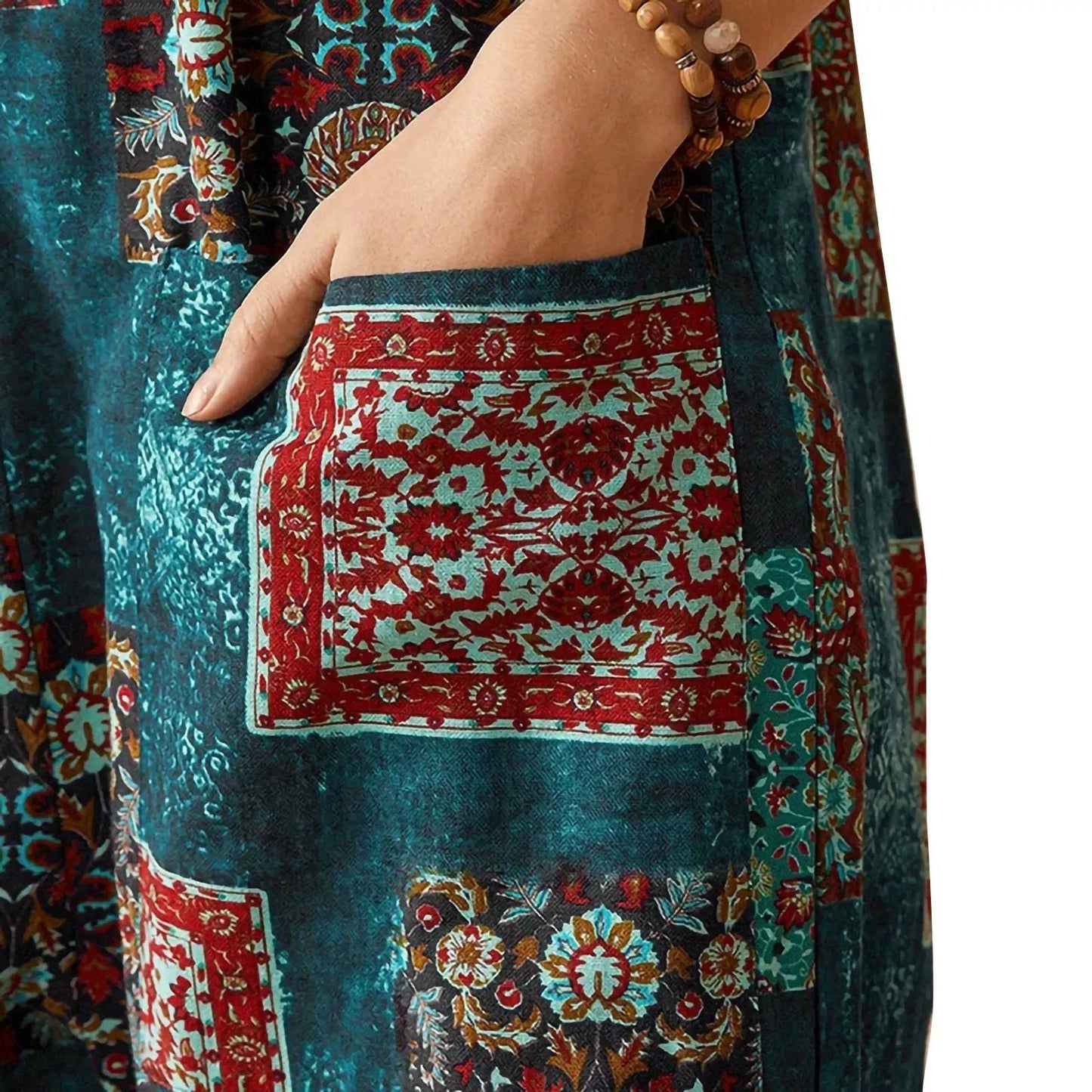 Vintage-Jumpsuit mit Andrea Serena-Print