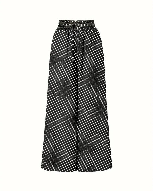 Andrea's™ | Hose Polka Punkt Druck Lang