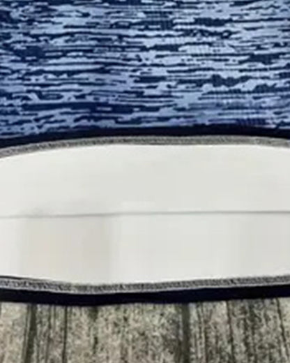 Andrea's™ | T-Shirt Rundhals Kurzarm Kontrastfarbe