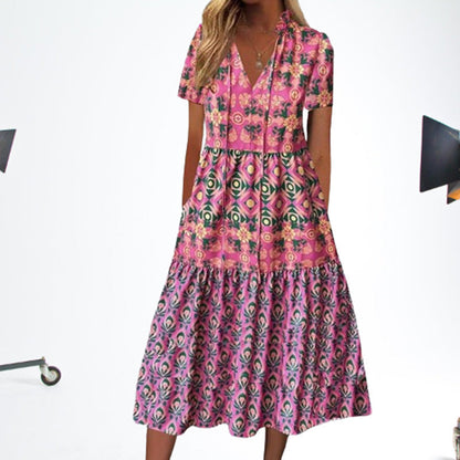 Sommerkleid von Andrea Serena mit lebhaftem Print