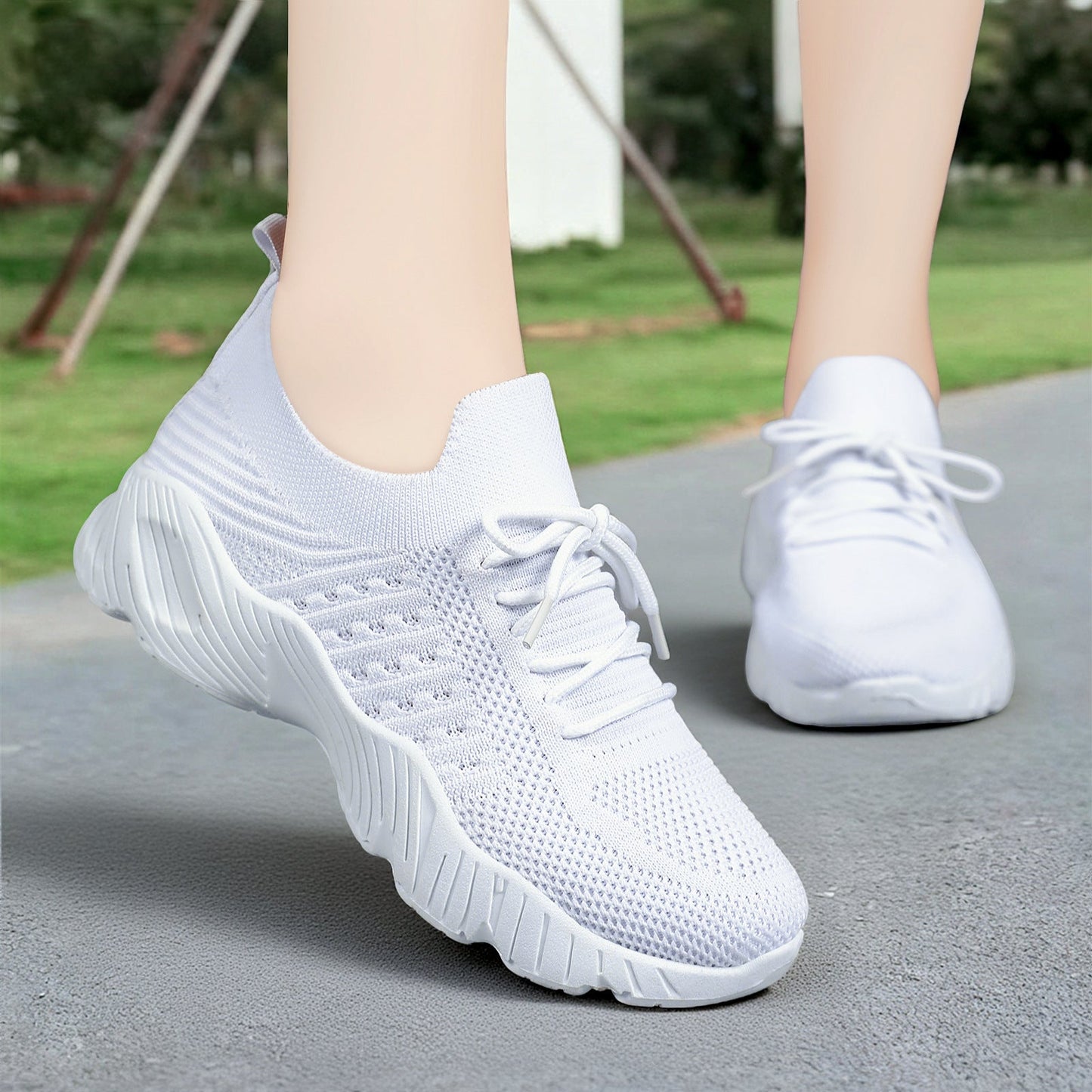 Komfortable Strick-Sneaker von Andrea Serena für den Frühling