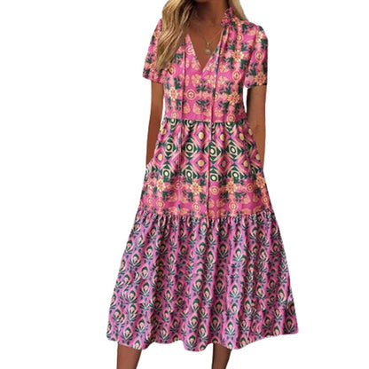 Sommerkleid von Andrea Serena mit lebhaftem Print
