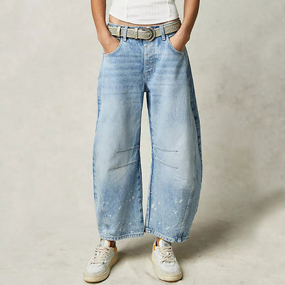 Andrea's™ | Lockere High-Waist-Cargohose