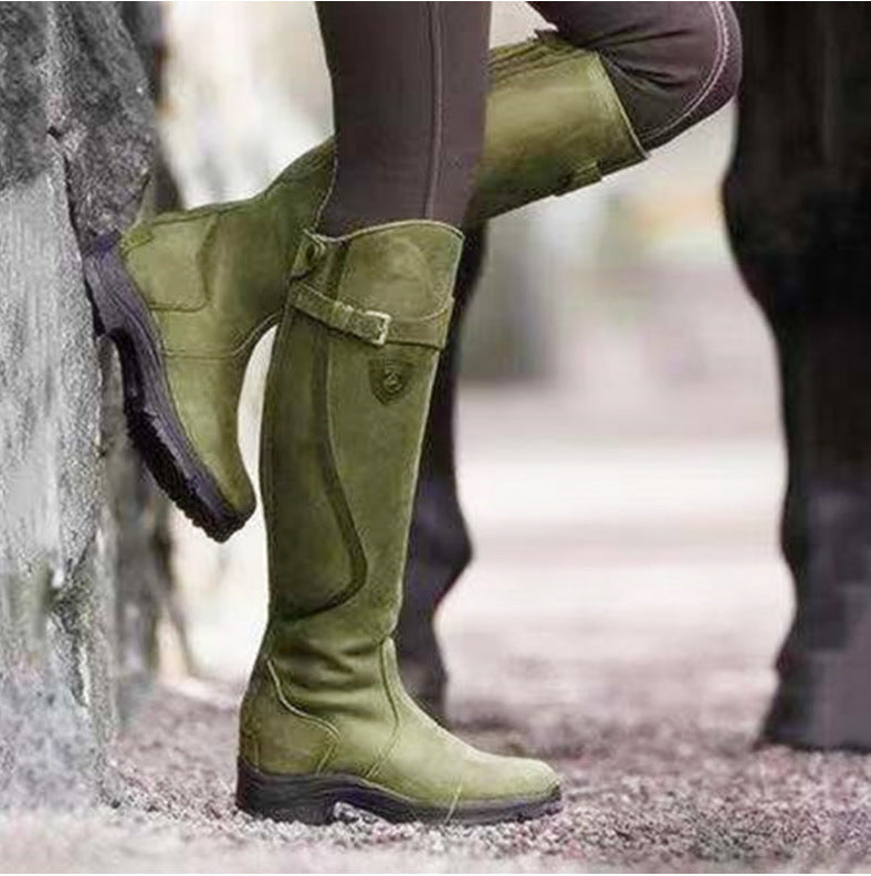 Andrea's™ | Damen Reitstiefel in Mid-Calf-Länge
