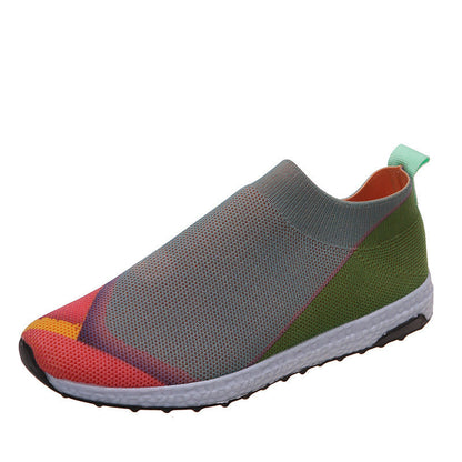 Colorblock Mesh Sneakers von Andrea Serena