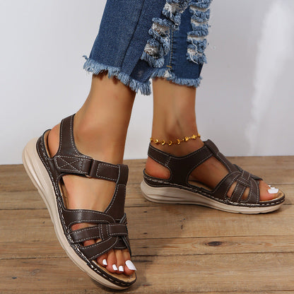 Vintage Comfort Wedge Sandalen von Andrea Serena