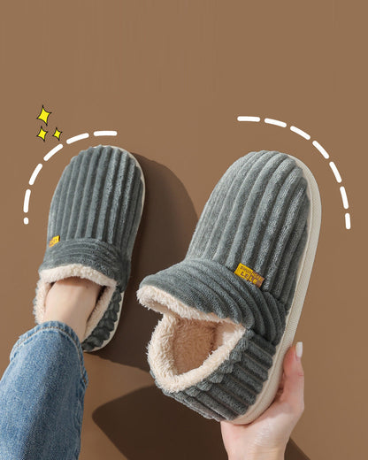 Andrea's™ | Warme, einfarbige, flache schuhe für zu hause