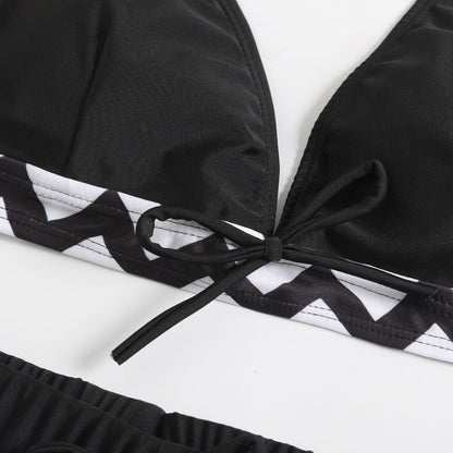 Schickes Zigzag Andrea Serena Bikini-Set mit Shorts