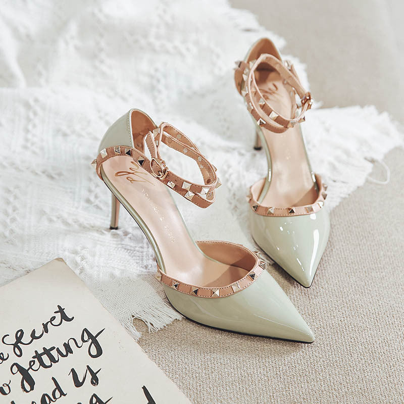 Elegante Rivet-High Heels von Andrea Serena