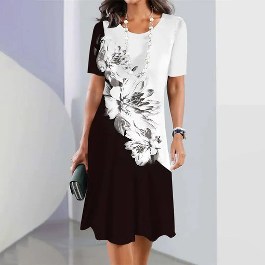 Chic Plus Size Summer Dress by Andrea Serena