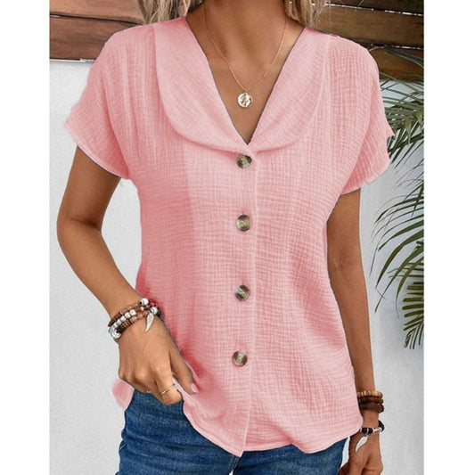 Andrea's™ | Fashion Knopf Damenbluse