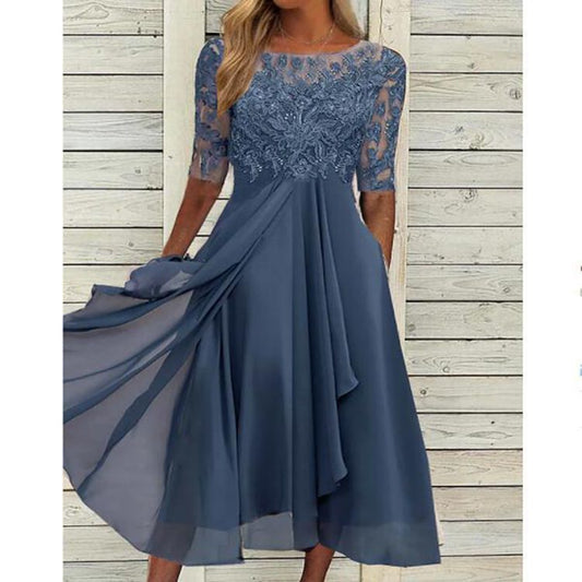Andrea's™ | Chiffonspitzenkleid