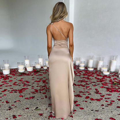 Andrea's™ | One-Shoulder Kleid mit offenem Rücken