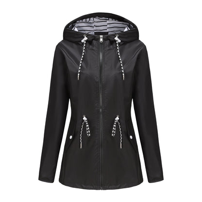 Andrea's™ | Damen Leichte Windjacke mit Kapuze