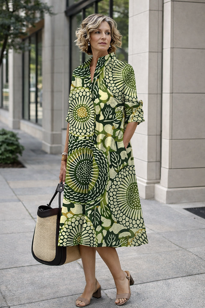Strahlendes Sommerhemdkleid von Andrea Serena
