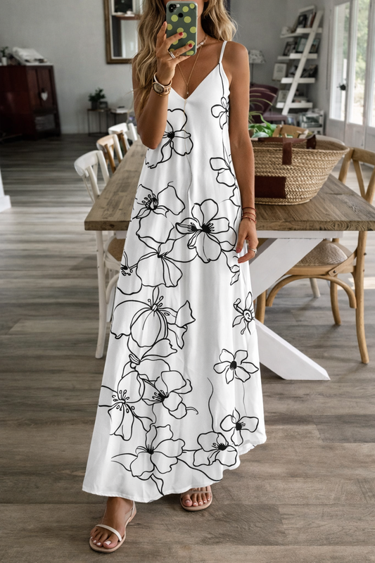 Elegantes Sommerkleid von Andrea Serena, inspiriert von Pinterest