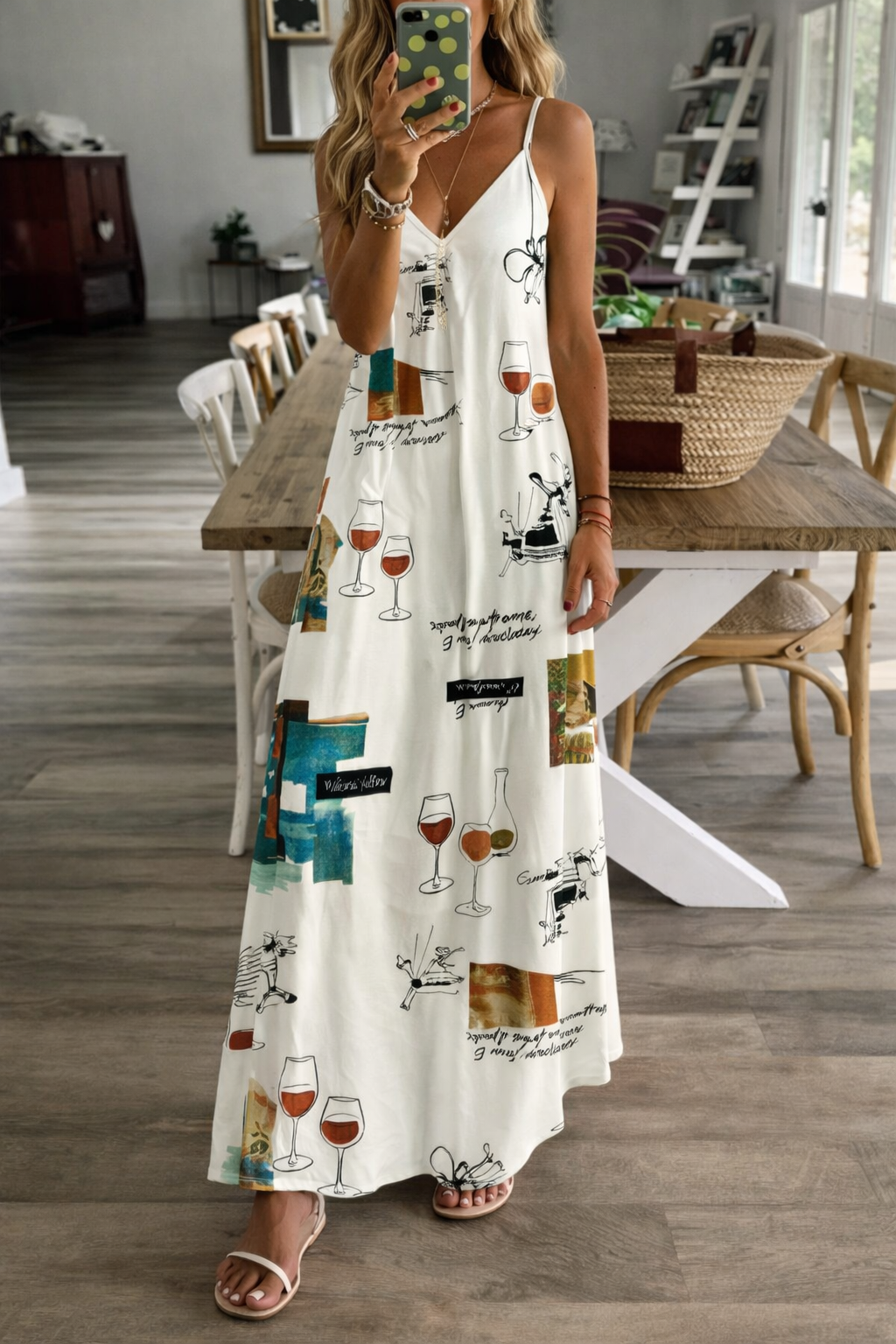 Elegantes Sommerkleid von Andrea Serena, inspiriert von Pinterest