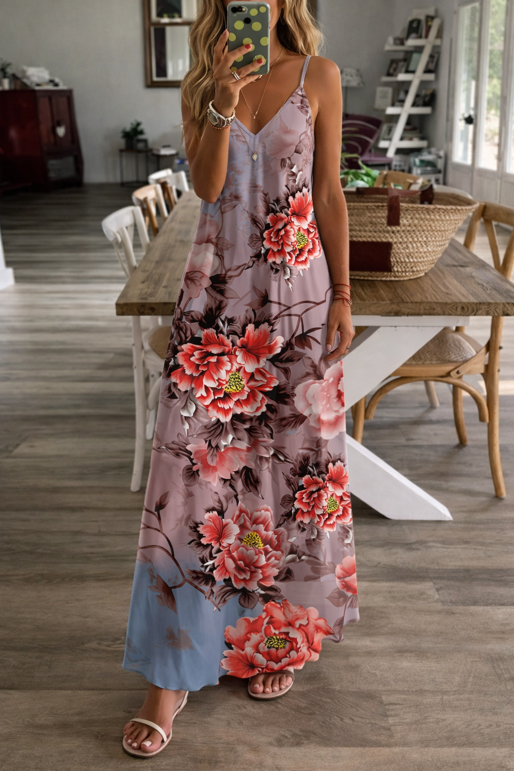 Elegantes Sommerkleid von Andrea Serena, inspiriert von Pinterest