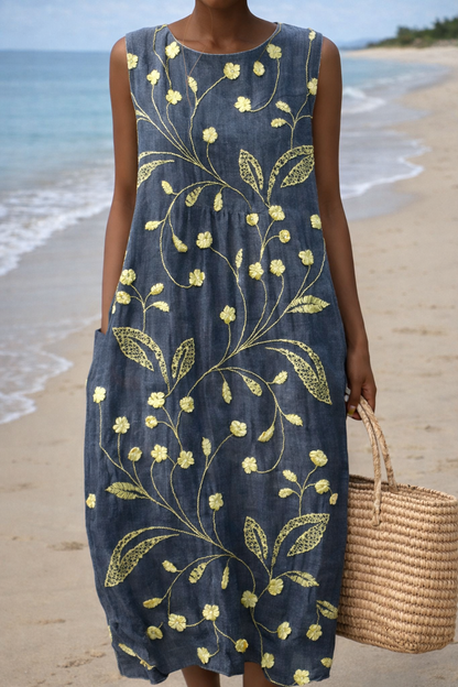 Ärmelloses Sommerkleid von Andrea Serena, inspiriert von Pinterest