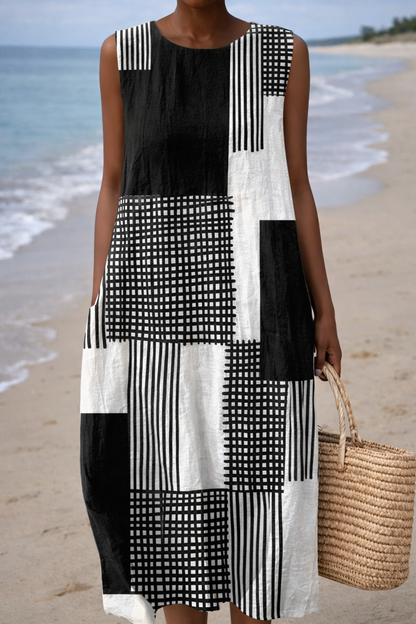 Ärmelloses Sommerkleid von Andrea Serena, inspiriert von Pinterest