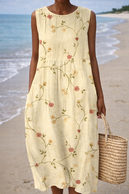 Ärmelloses Sommerkleid von Andrea Serena, inspiriert von Pinterest