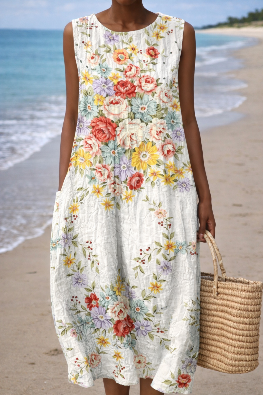 Ärmelloses Sommerkleid von Andrea Serena, inspiriert von Pinterest