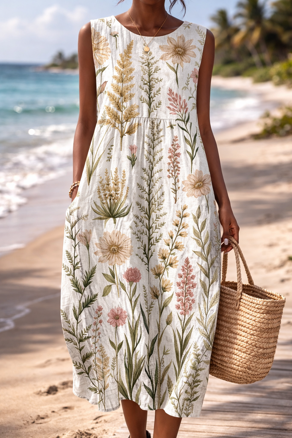 Ärmelloses Sommerkleid von Andrea Serena, inspiriert von Pinterest
