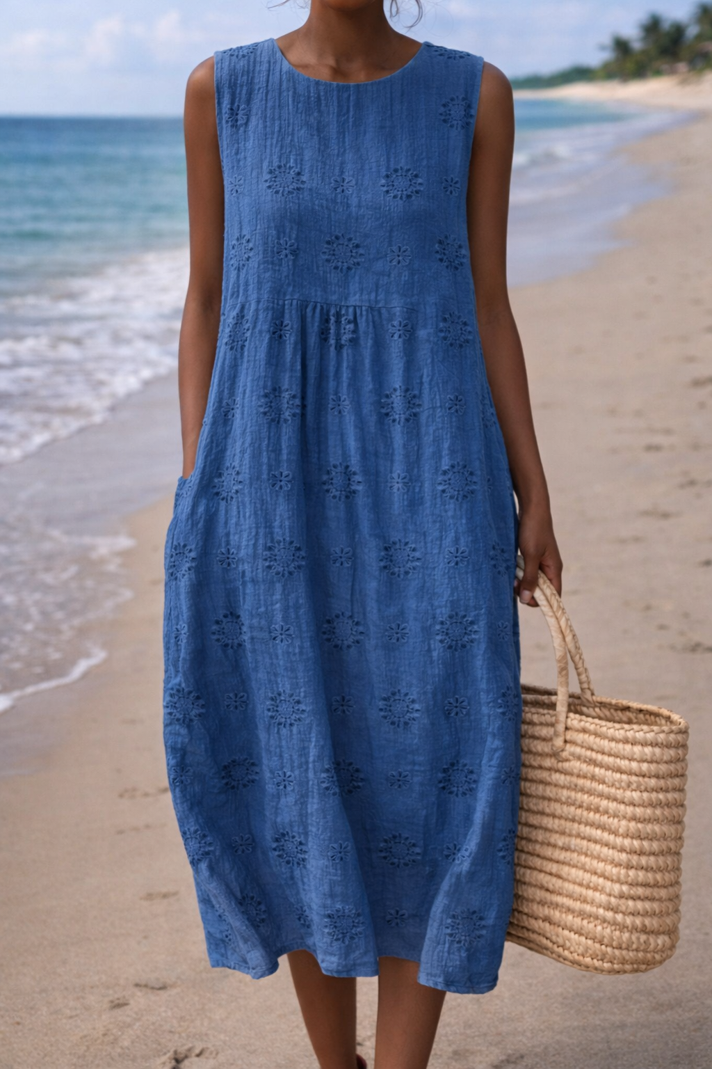Ärmelloses Sommerkleid von Andrea Serena, inspiriert von Pinterest