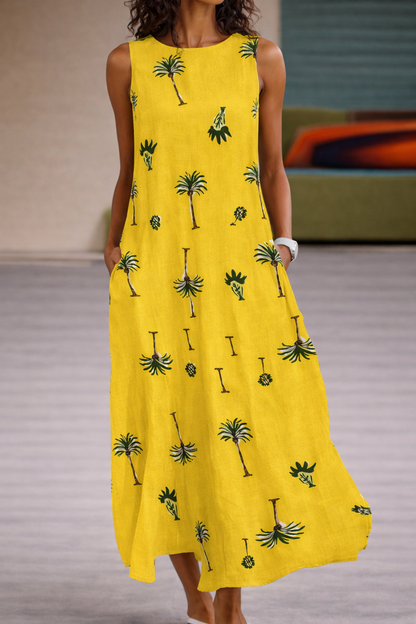 Geblümtes Taschenkleid von Andrea Serena – Sommerstil