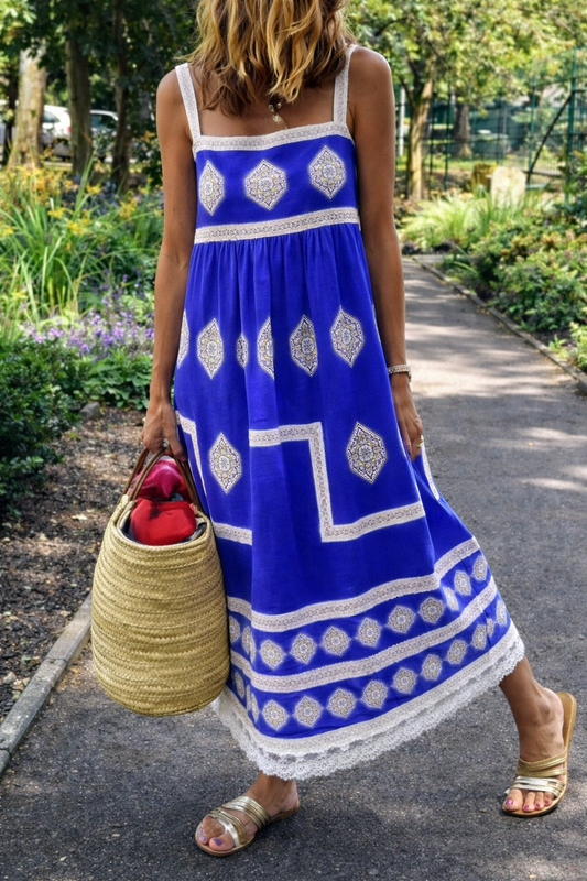 Andrea's™ | Ärmelloses Boho-Maxikleid