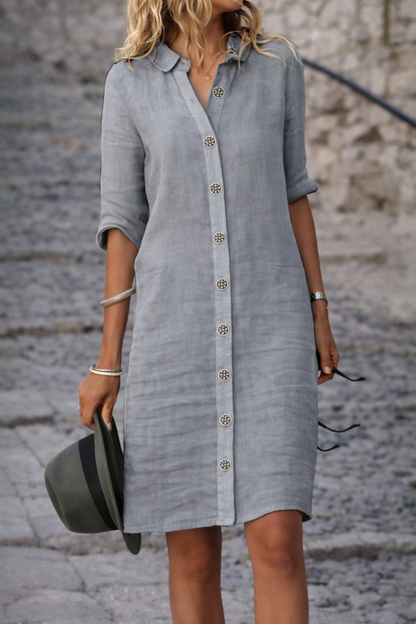 Andrea's™ | Hemdkleid aus Baumwolle