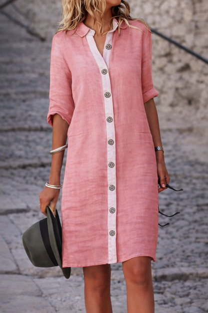 Andrea's™ | Hemdkleid aus Baumwolle