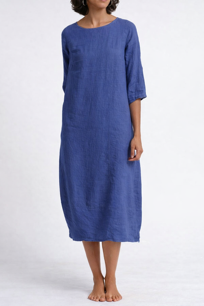 Andrea's™ | Alltagstaugliches Minikleid in großen Größen aus Baumwollmischung