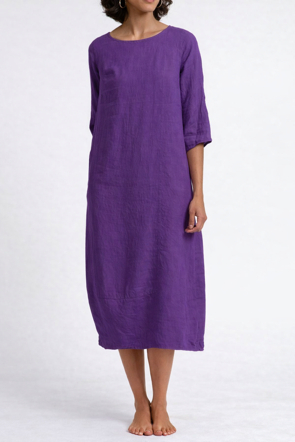 Andrea's™ | Alltagstaugliches Minikleid in großen Größen aus Baumwollmischung