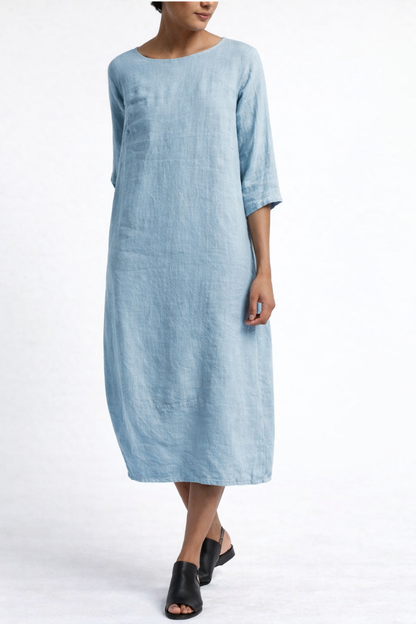 Andrea's™ | Alltagstaugliches Minikleid in großen Größen aus Baumwollmischung