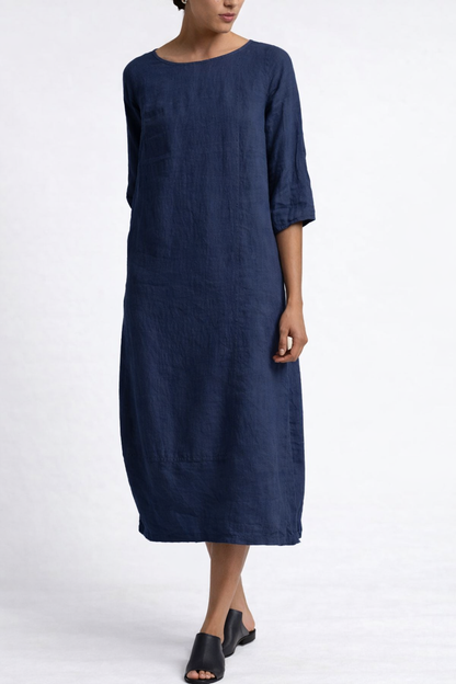 Andrea's™ | Alltagstaugliches Minikleid in großen Größen aus Baumwollmischung