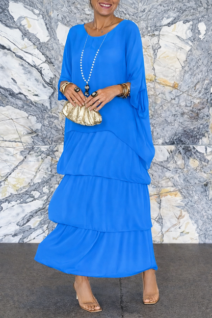 Andrea's™ | Bequemes Lagen-Maxikleid