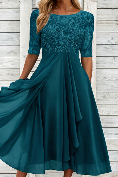 Andrea's™ | Chiffonspitzenkleid