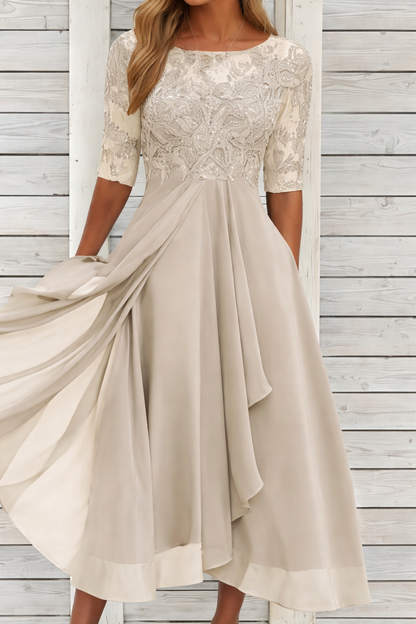 Andrea's™ | Chiffonspitzenkleid