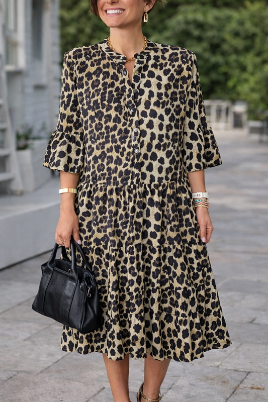 Andrea's™ | Minikleid mit Leopardenmuster