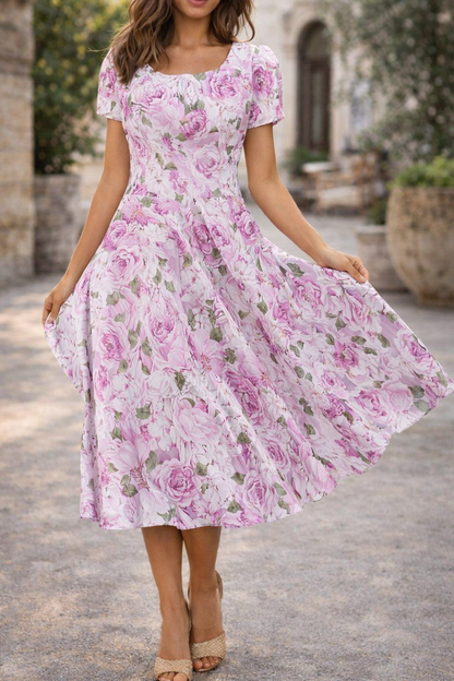 Andrea Serena Sommerkleid mit Blumenmuster für jeden Tag
