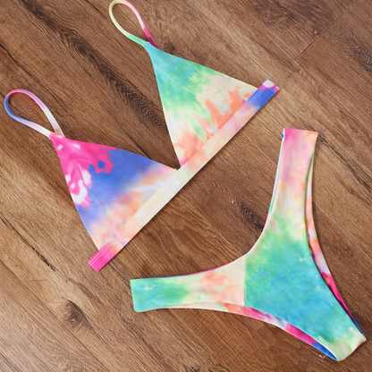 Strappy Solid Bikini von Andrea Serena
