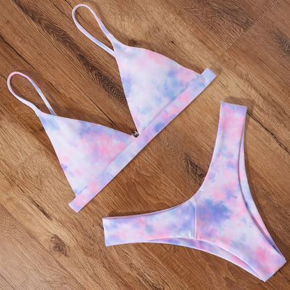 Strappy Solid Bikini von Andrea Serena