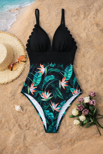 Tropical Plus Size Einteiler von Andrea Serena