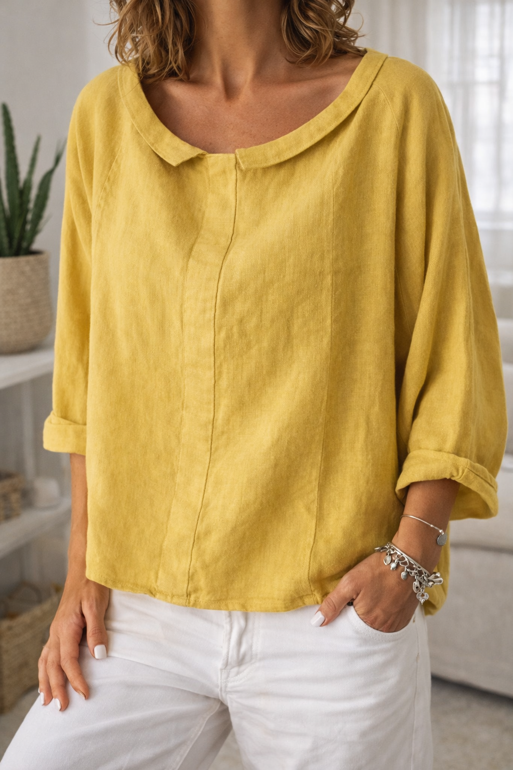 Luftige Alltagsbluse von Andrea Serena