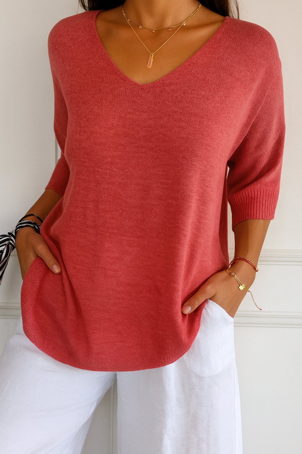 Andrea's™ | Strickwaren Damen-Unterziehshirt